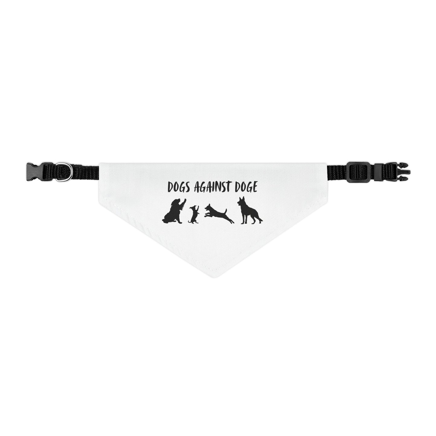 Dogs Against DOGE Protesting Pups Pet Bandana Collar