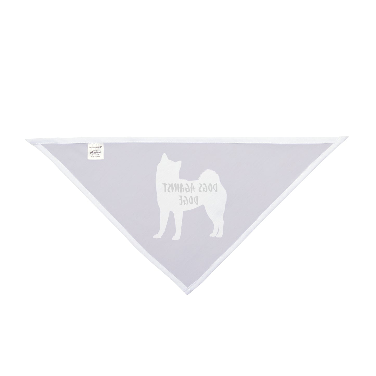 Purple Shiba Inu Dogs Against DOGE Pet Bandana