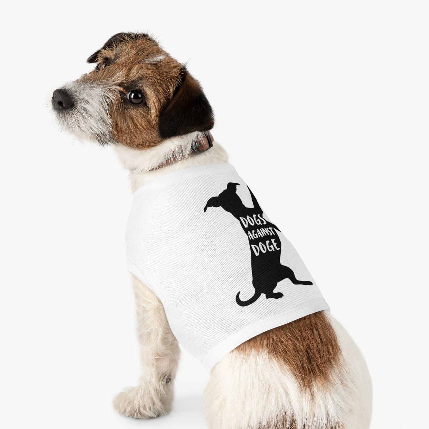 Wiener Dogs Against DOGE Pet Tank Top