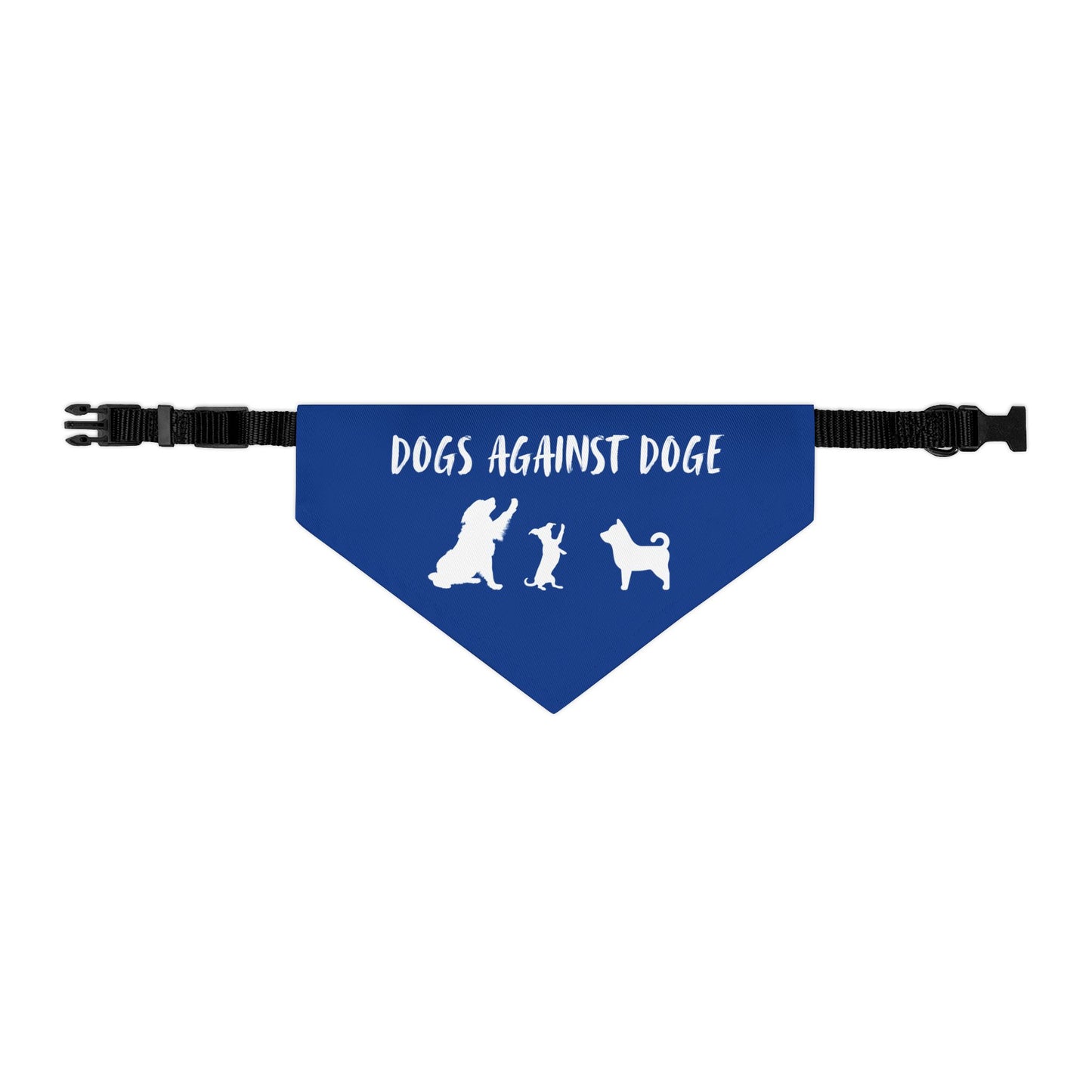 Blue Dogs Against DOGE "Stop the DOGE" Pet Bandana Collar