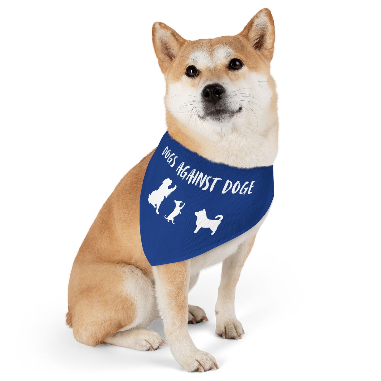 Blue Dogs Against DOGE "Stop the DOGE" Pet Bandana Collar