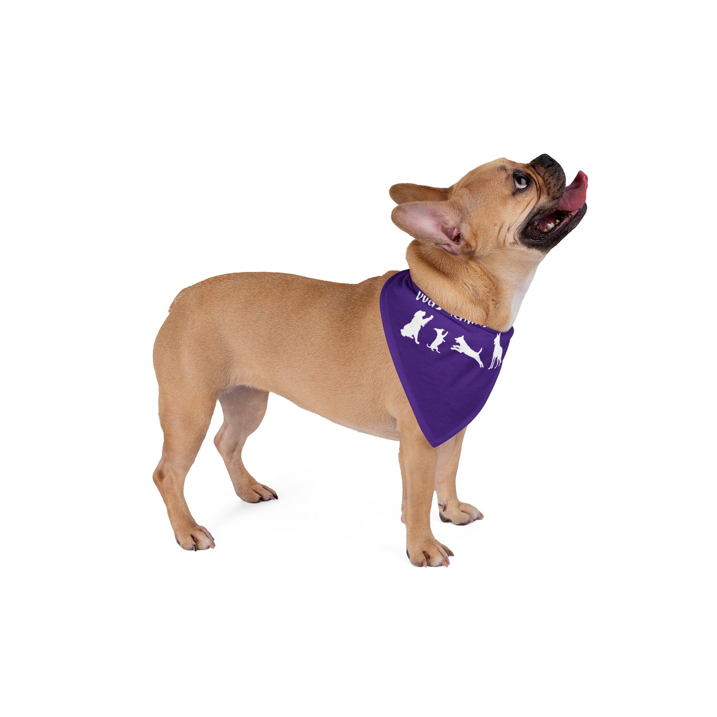 Purple Protesting Pups Dogs Against DOGE Pet Bandana