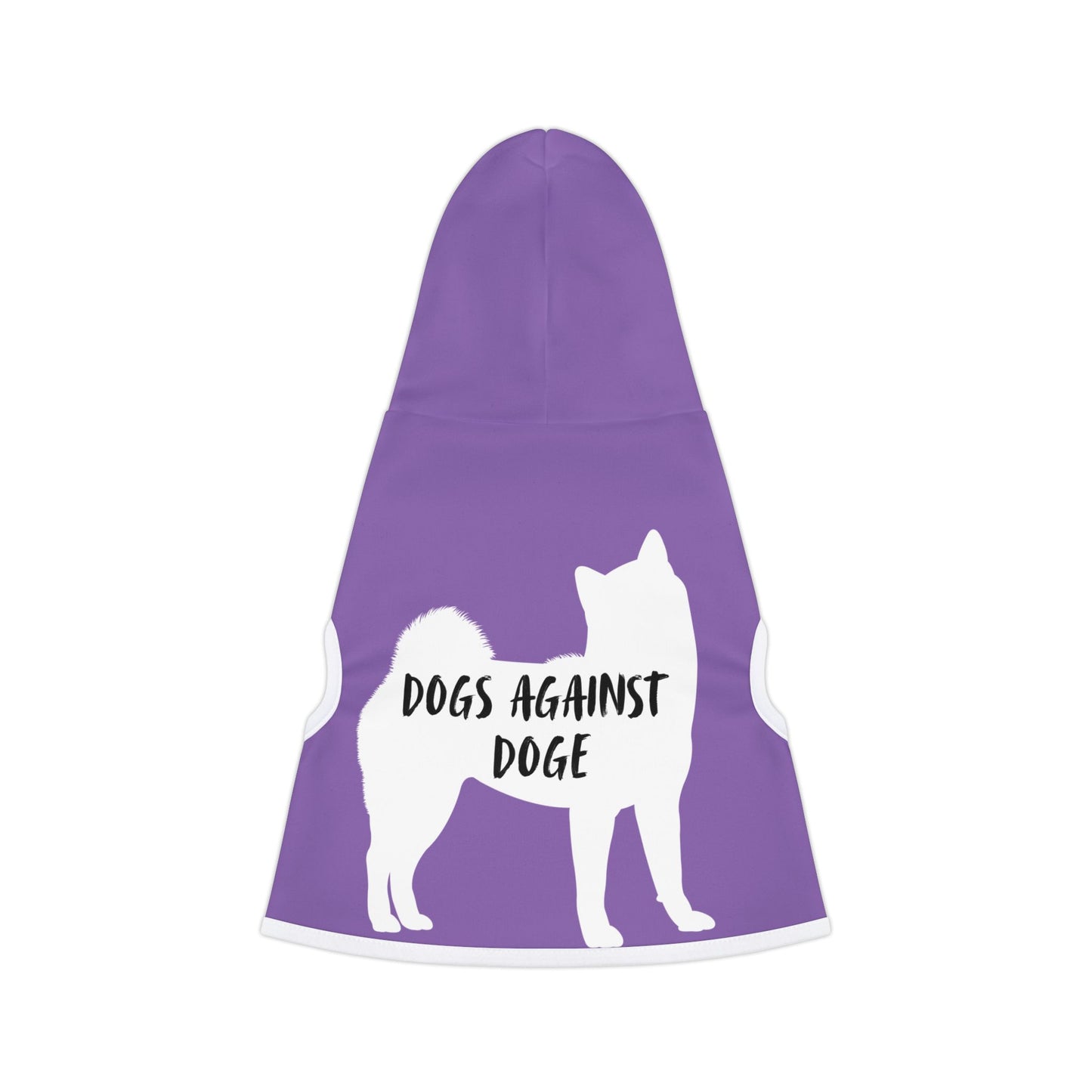 Lavender Dogs Against DOGE Shiba Inu Pet Hoodie