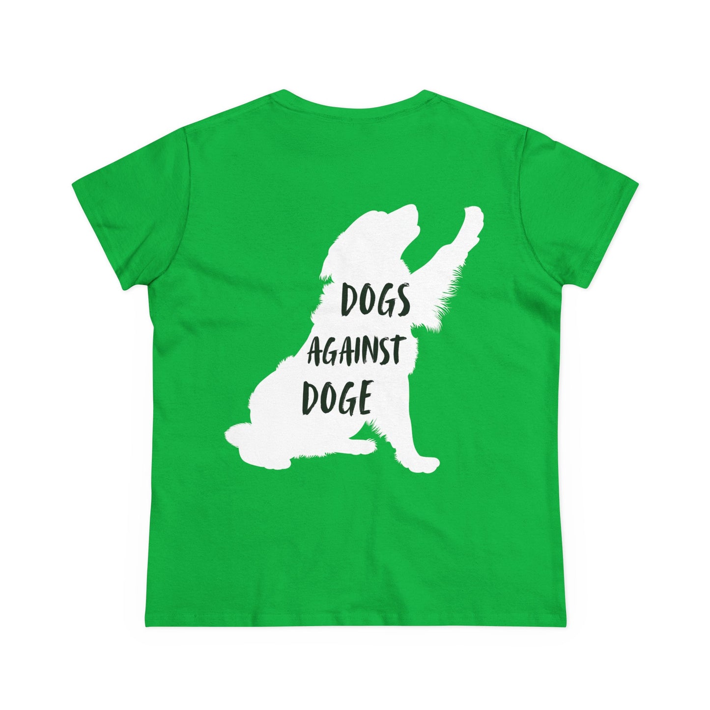 Color Edition: Women's Dogs Against DOGE Cotton Tee