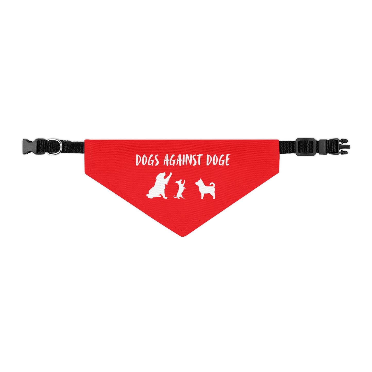 Red Dogs Against DOGE "Stop the DOGE" Pet Bandana Collar