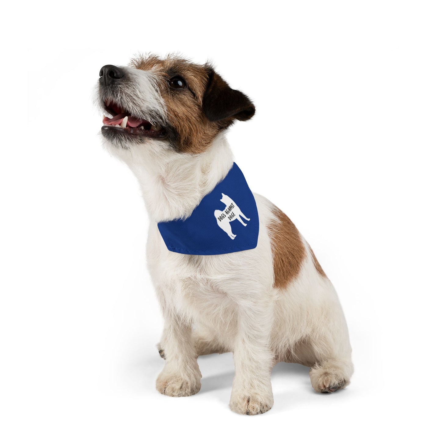 Blue Dogs Against DOGE Shiba Inu Pet Bandana Collar