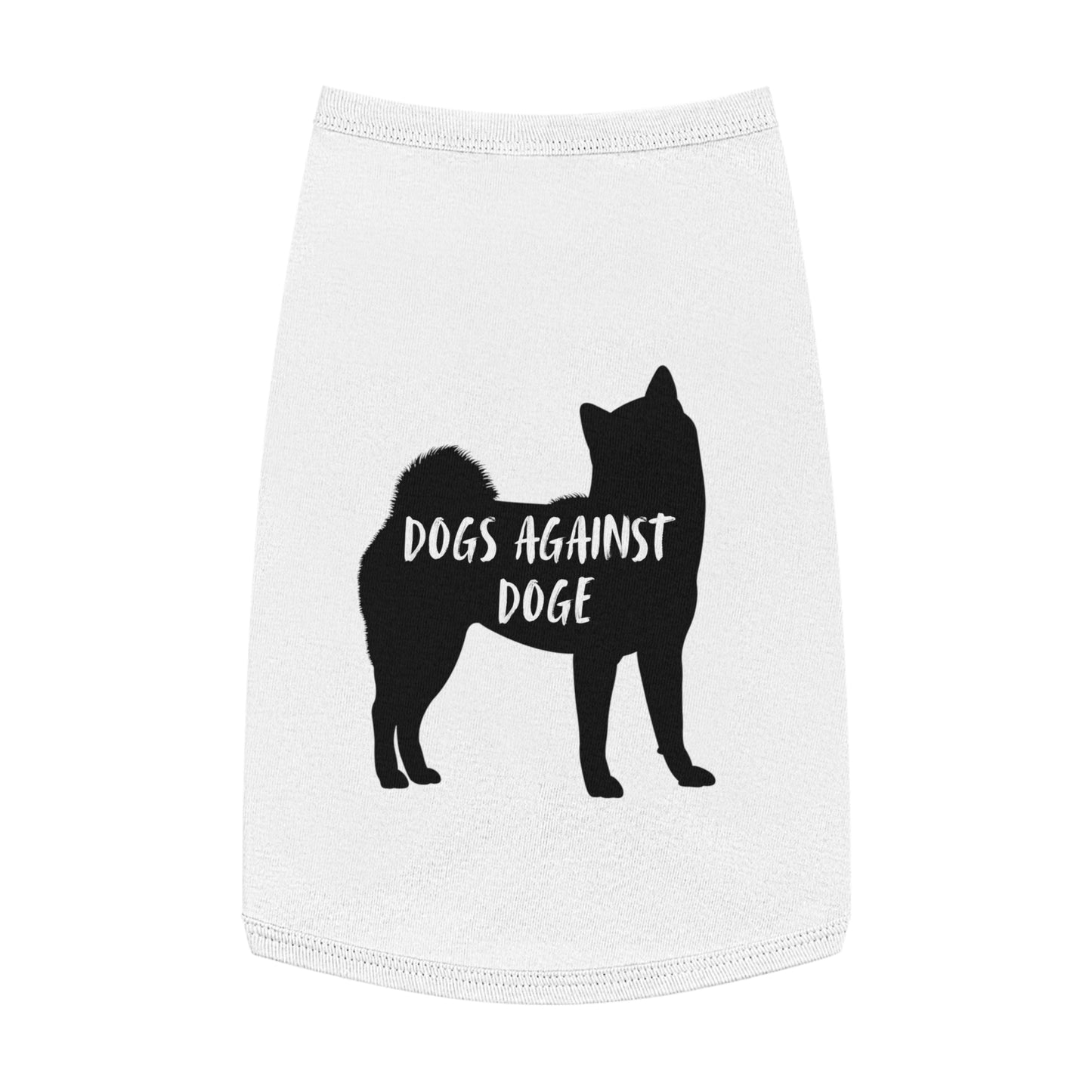 Shiba Inu Dogs Against DOGE Pet Tank Top