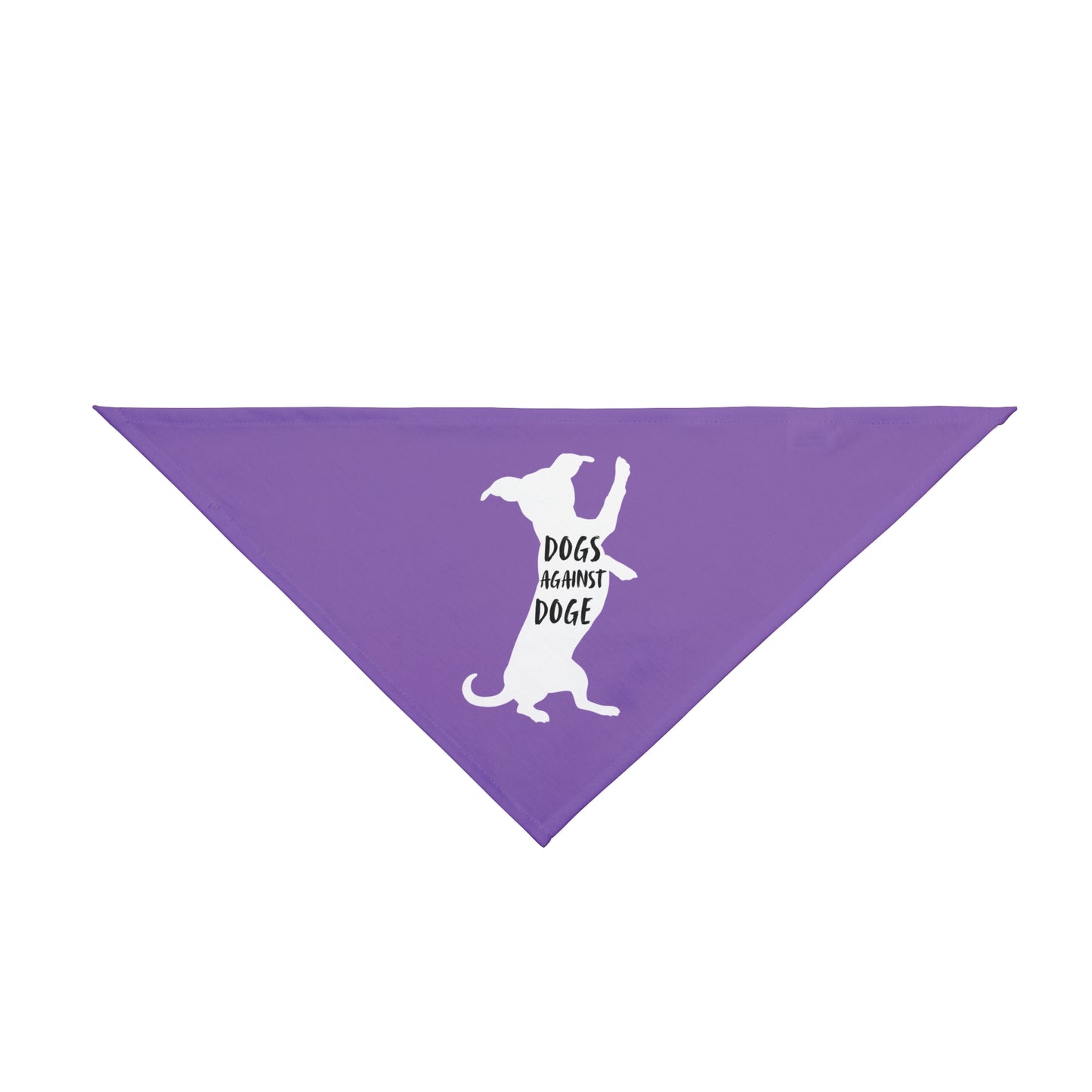 Lavender Wiener Dogs Against DOGE Pet Bandana