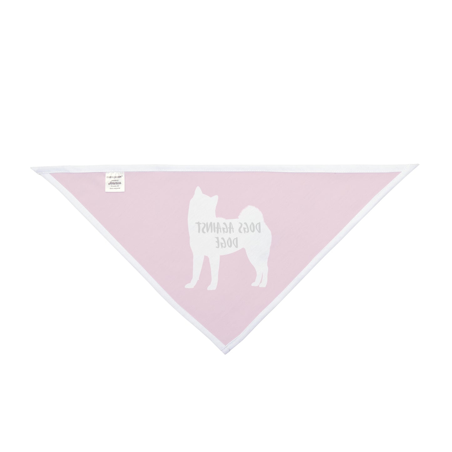 Hot Pink Shiba Inu Dogs Against DOGE Pet Bandana