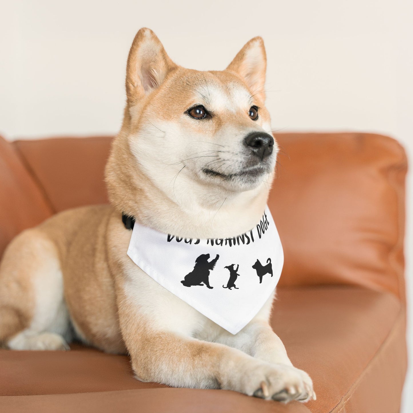 Dogs Against DOGE "Stop the DOGE" Pet Bandana Collar