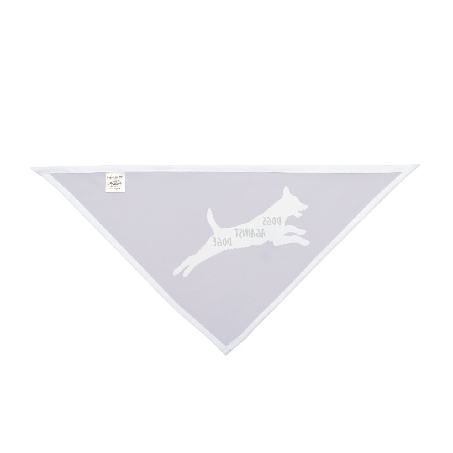 Purple Lunging Pup Dogs Against DOGE Pet Bandana