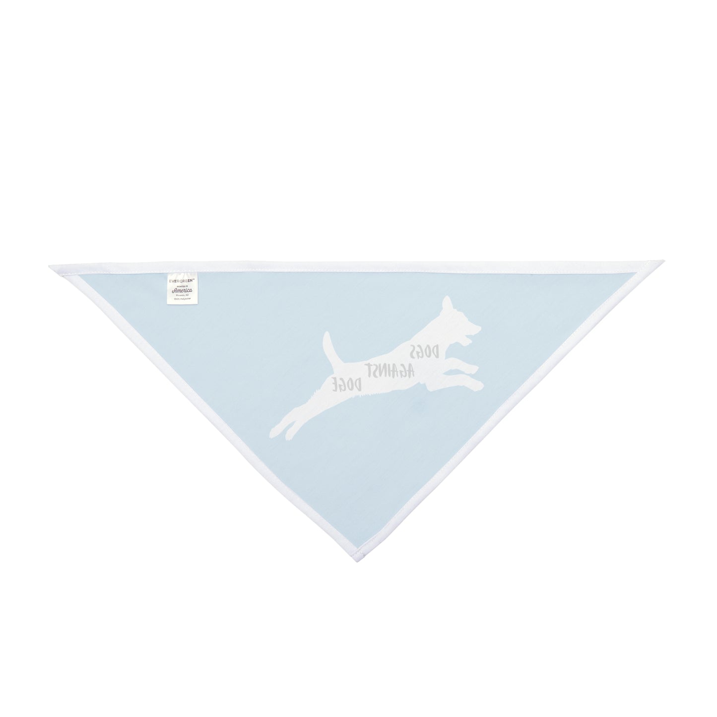 Turquoise Lunging Pup Dogs Against DOGE Pet Bandana
