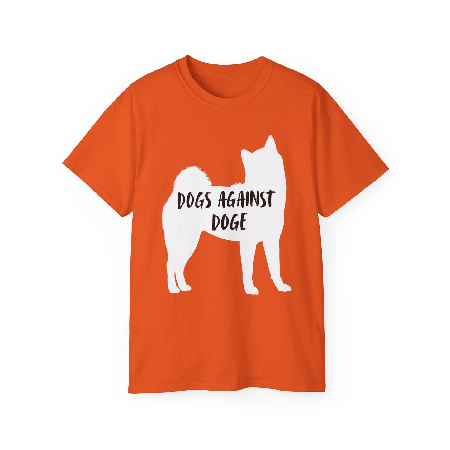Color Edition: Unisex Shiba Inu Dogs Against DOGE Ultra Cotton Tee