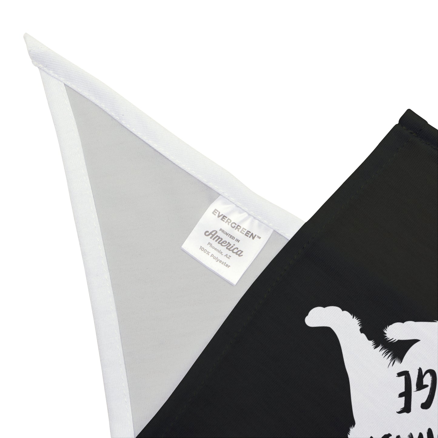 Black Raised Paw Dogs Against DOGE Pet Bandana