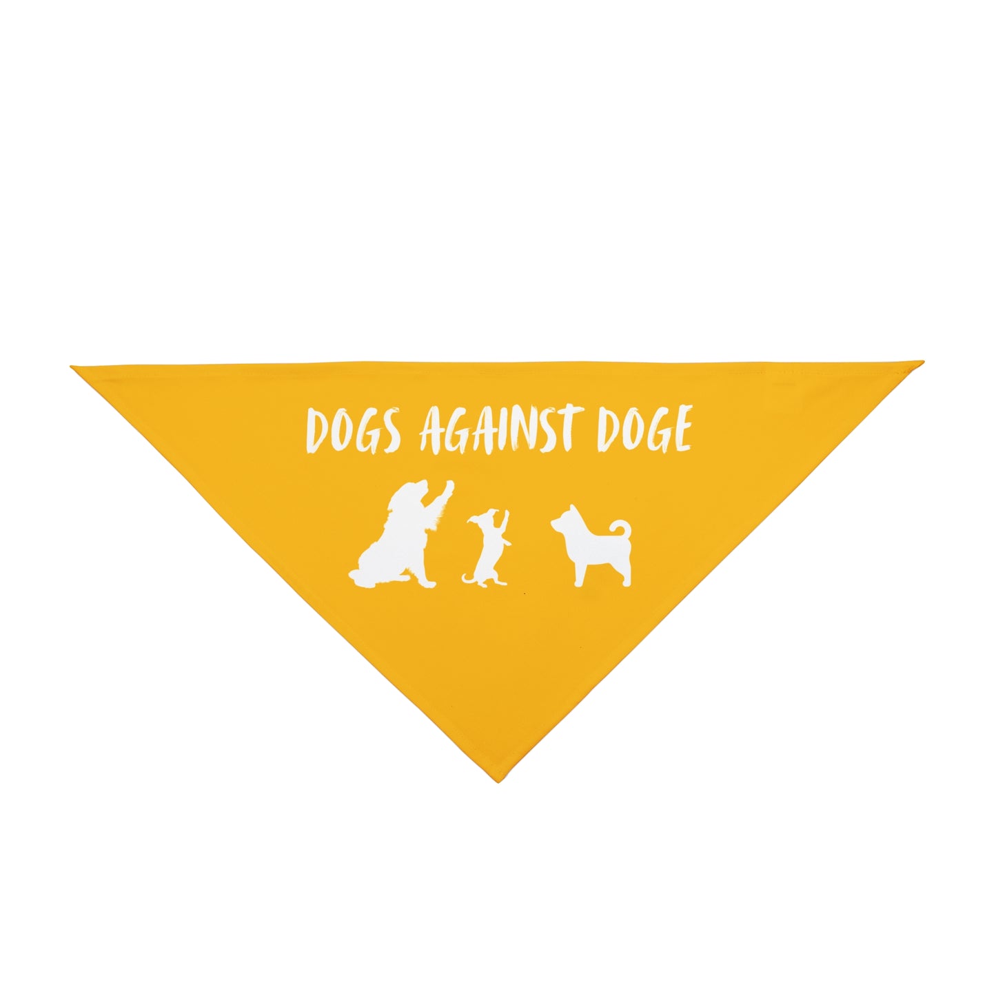 Yellow Dogs Against DOGE "Stop the DOGE" Pet Bandana