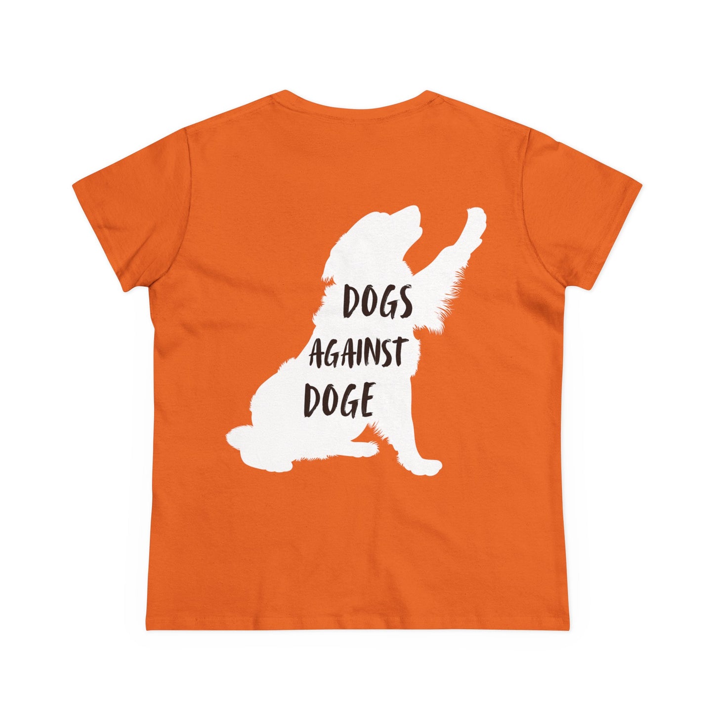 Color Edition: Women's Dogs Against DOGE Cotton Tee