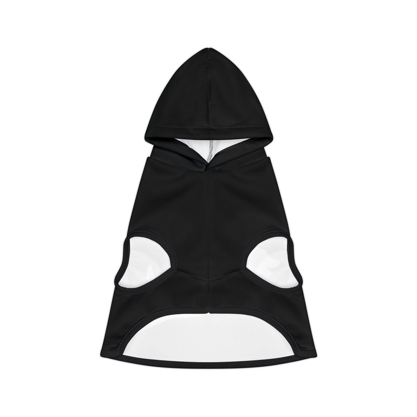 Black Lunging Pup Dogs Against DOGE Pet Hoodie