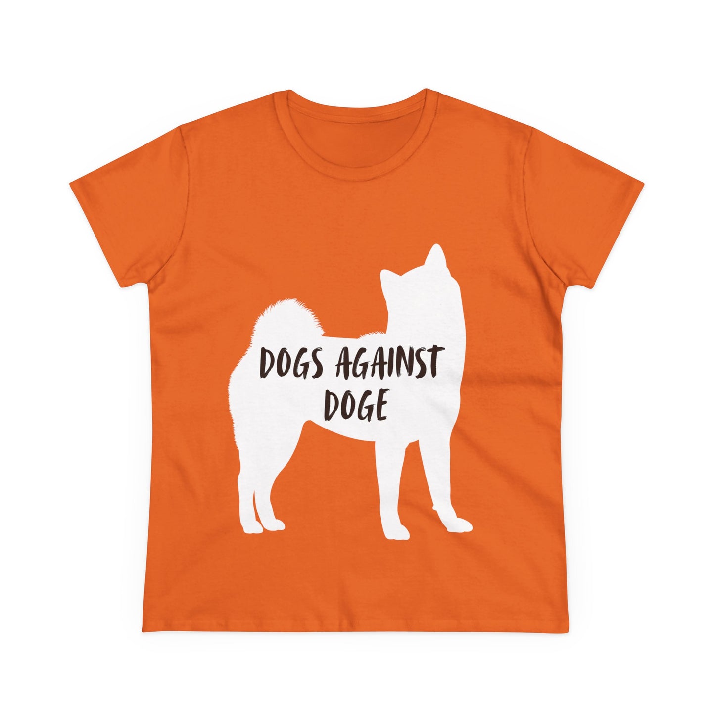 Color Edition: Shiba Inu Women's Dogs Against DOGE Cotton Tee