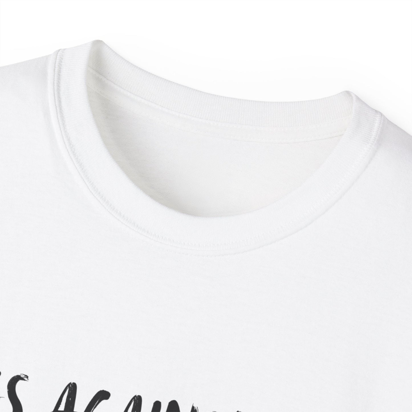 Unisex White Dogs Against DOGE Ultra Cotton Tee