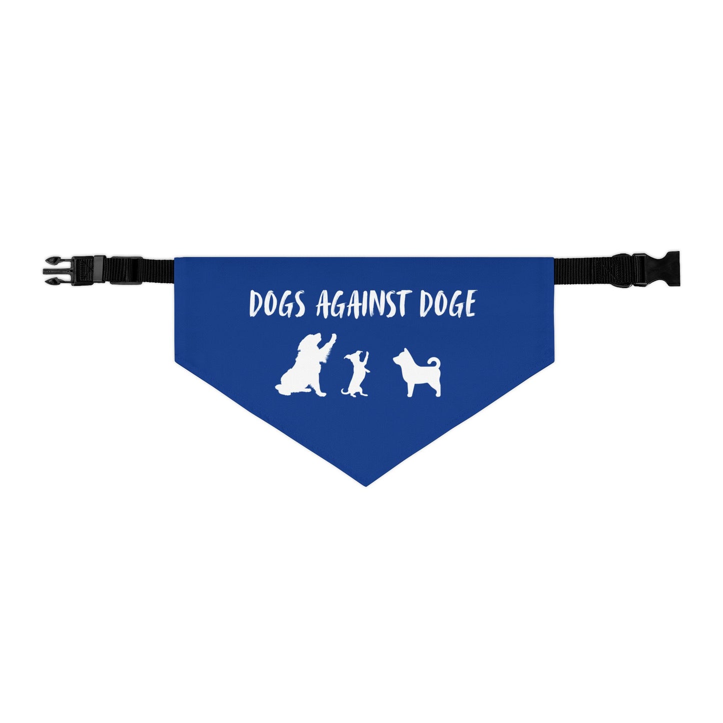 Blue Dogs Against DOGE "Stop the DOGE" Pet Bandana Collar