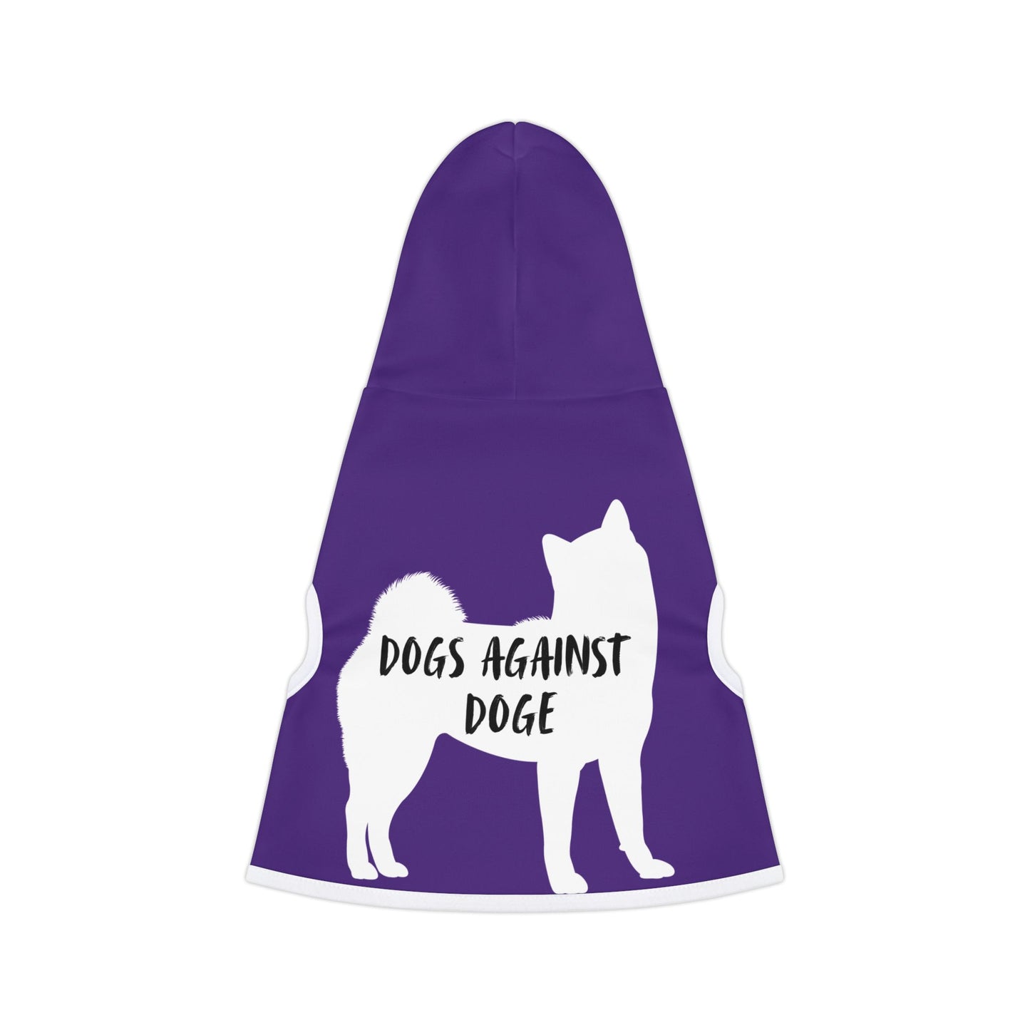 Purple Dogs Against DOGE Shiba Inu Pet Hoodie