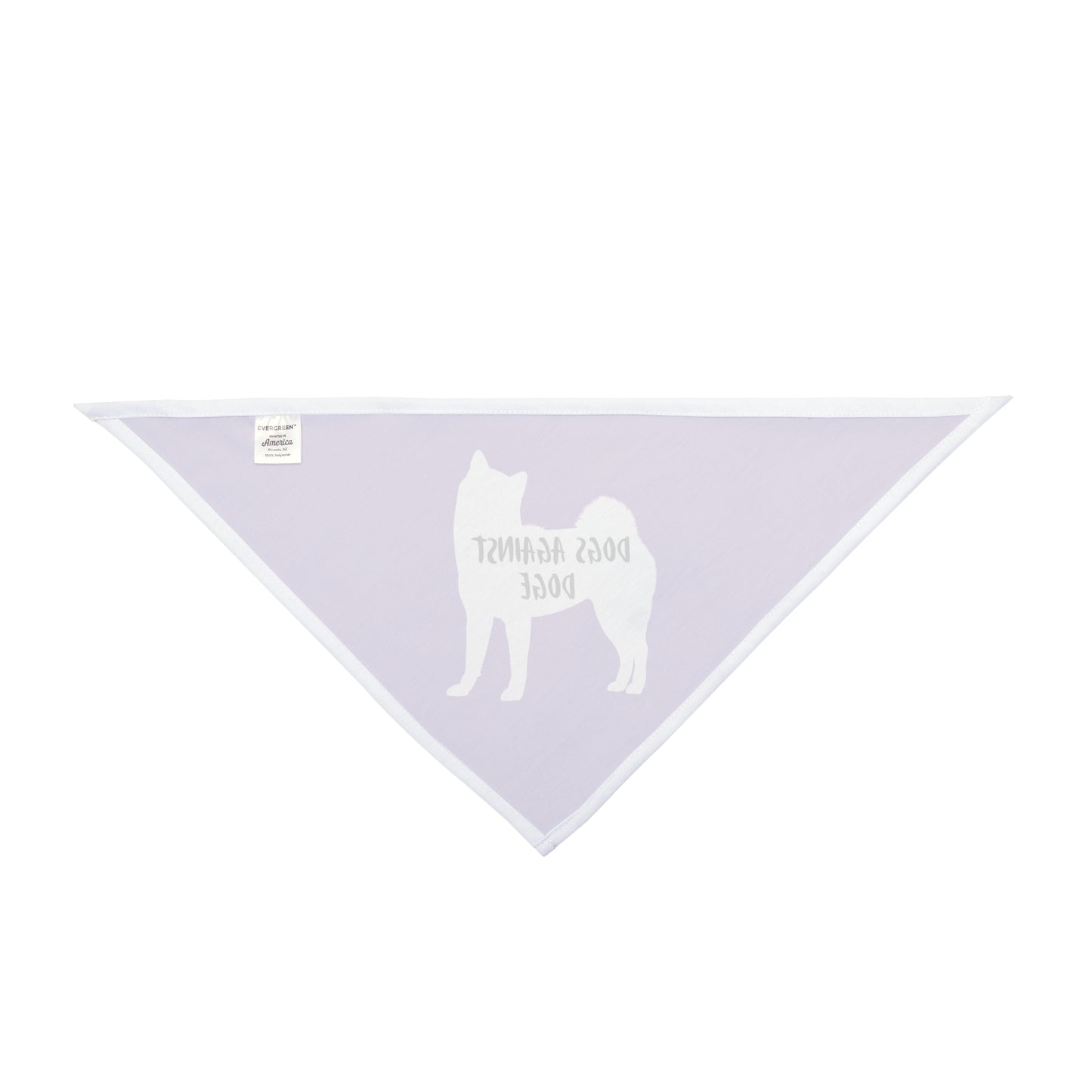 Lavender Shiba Inu Dogs Against DOGE Pet Bandana