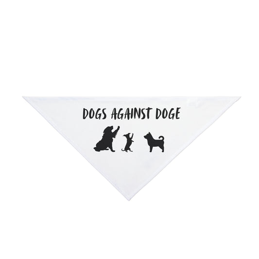 "Stop the DOGE" Dogs Against DOGE Pet Bandana