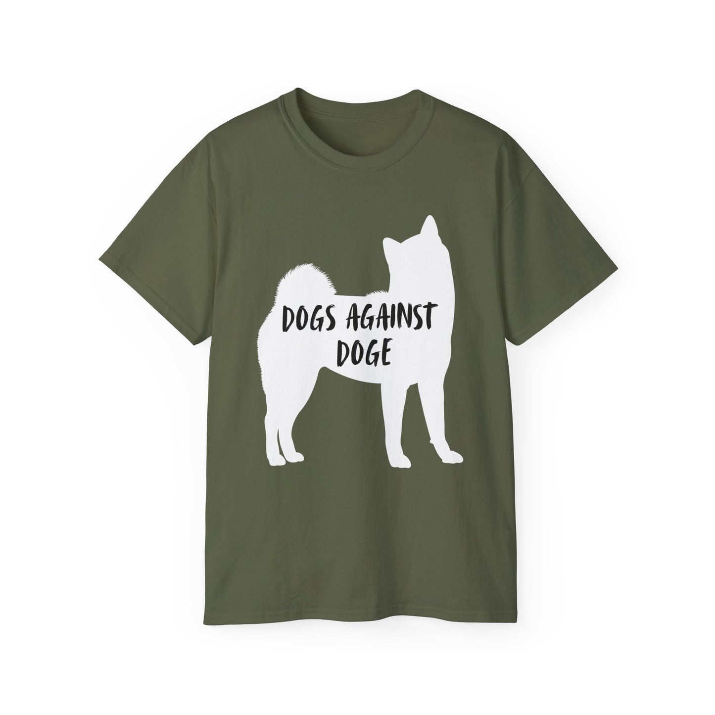 Color Edition: Unisex Shiba Inu Dogs Against DOGE Ultra Cotton Tee