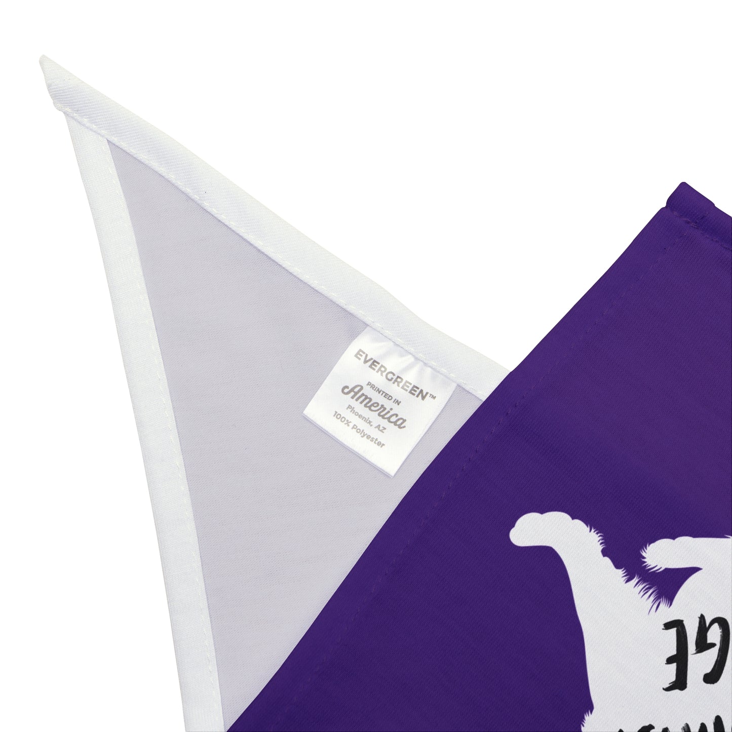 Purple Raised Paw Dogs Against DOGE Pet Bandana