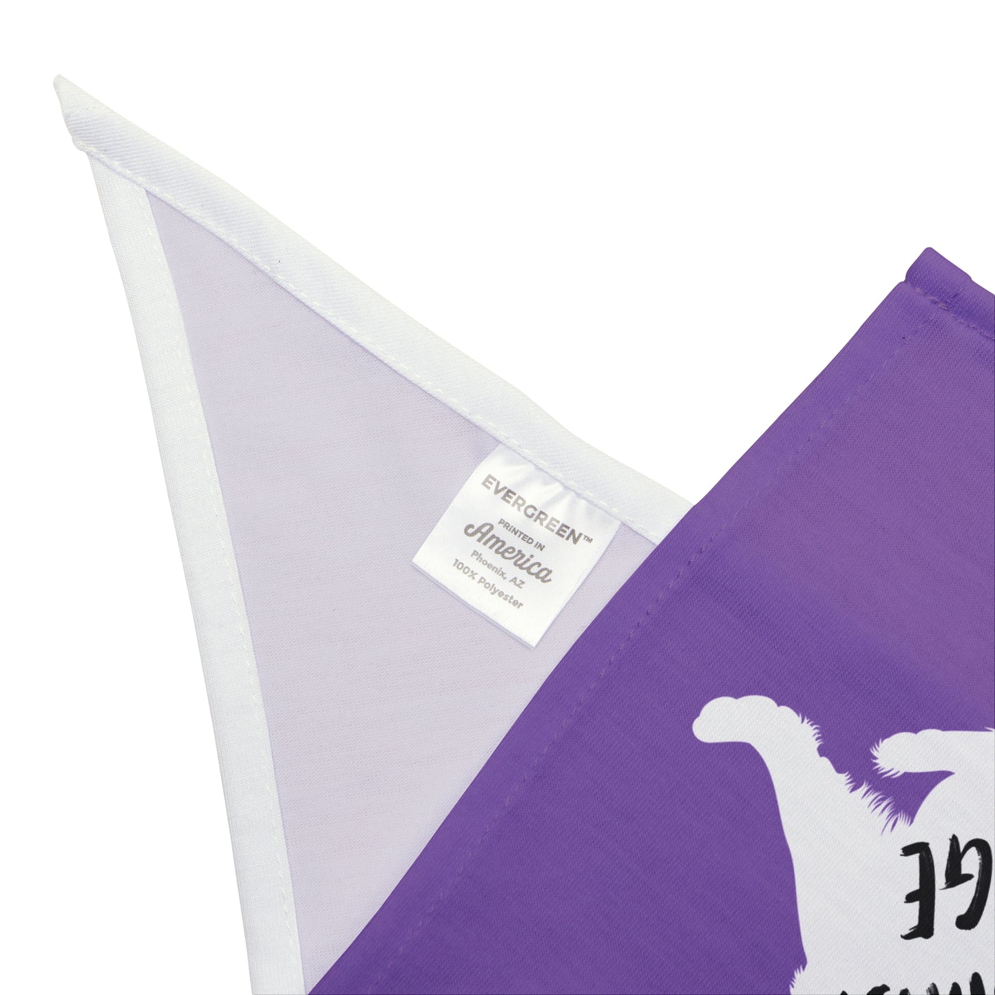 Lavender Raised Paw Dogs Against DOGE Pet Bandana