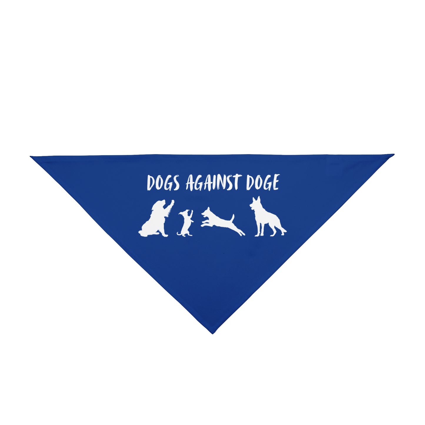Blue Protesting Pups Dogs Against DOGE Pet Bandana