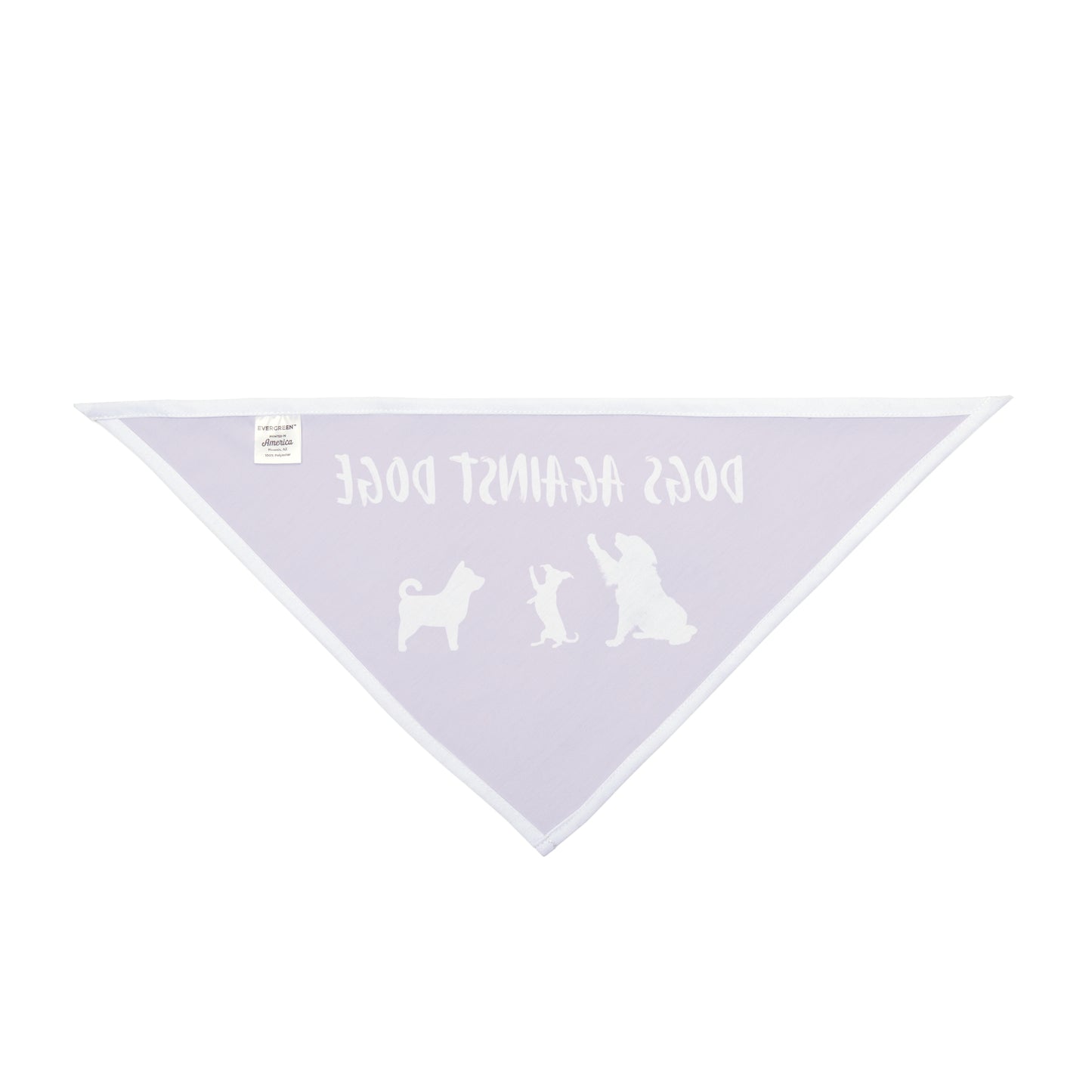 Lavender Dogs Against DOGE "Stop the DOGE" Pet Bandana