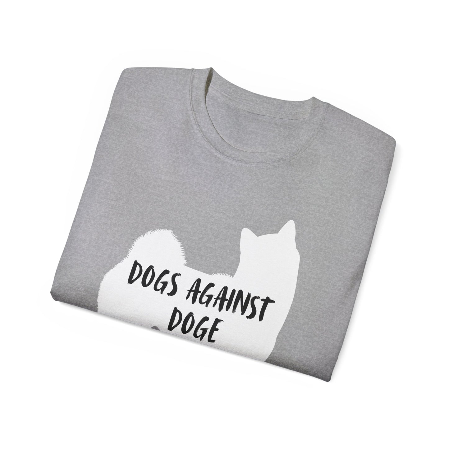 Color Edition: Unisex Shiba Inu Dogs Against DOGE Ultra Cotton Tee