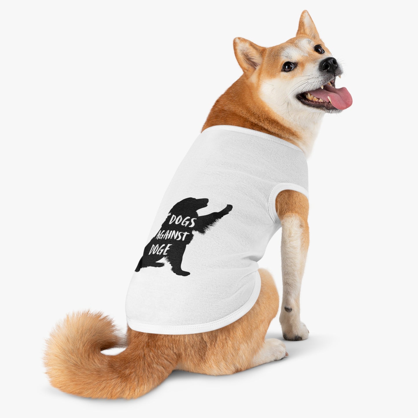 Raised Paw Dogs Against DOGE Pet Tank Top