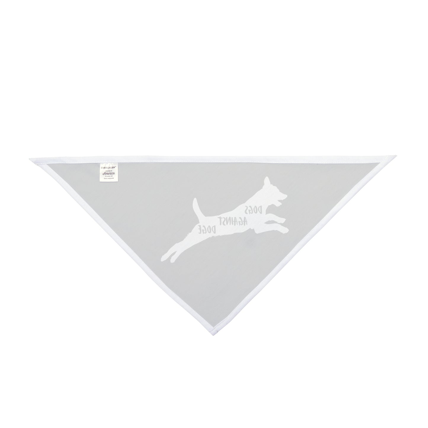 Black Lunging Pup Dogs Against DOGE Pet Bandana