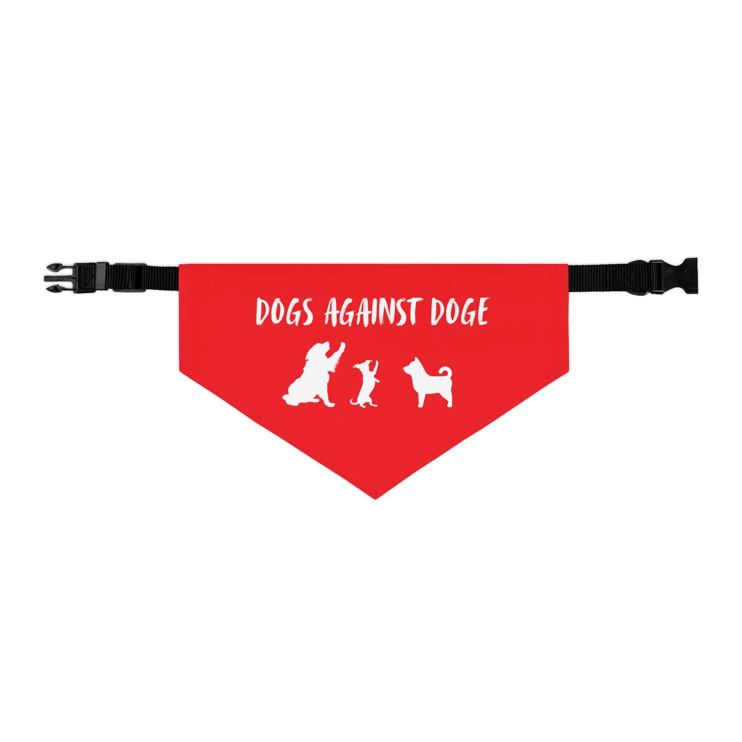 Red Dogs Against DOGE "Stop the DOGE" Pet Bandana Collar