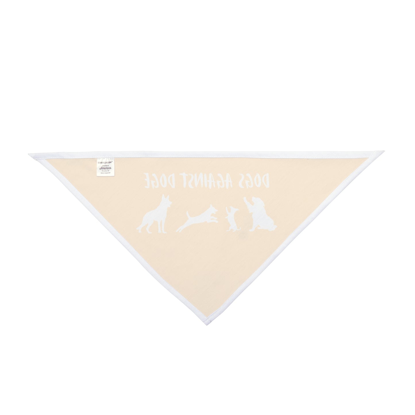 Yellow Protesting Pups Dogs Against DOGE Pet Bandana
