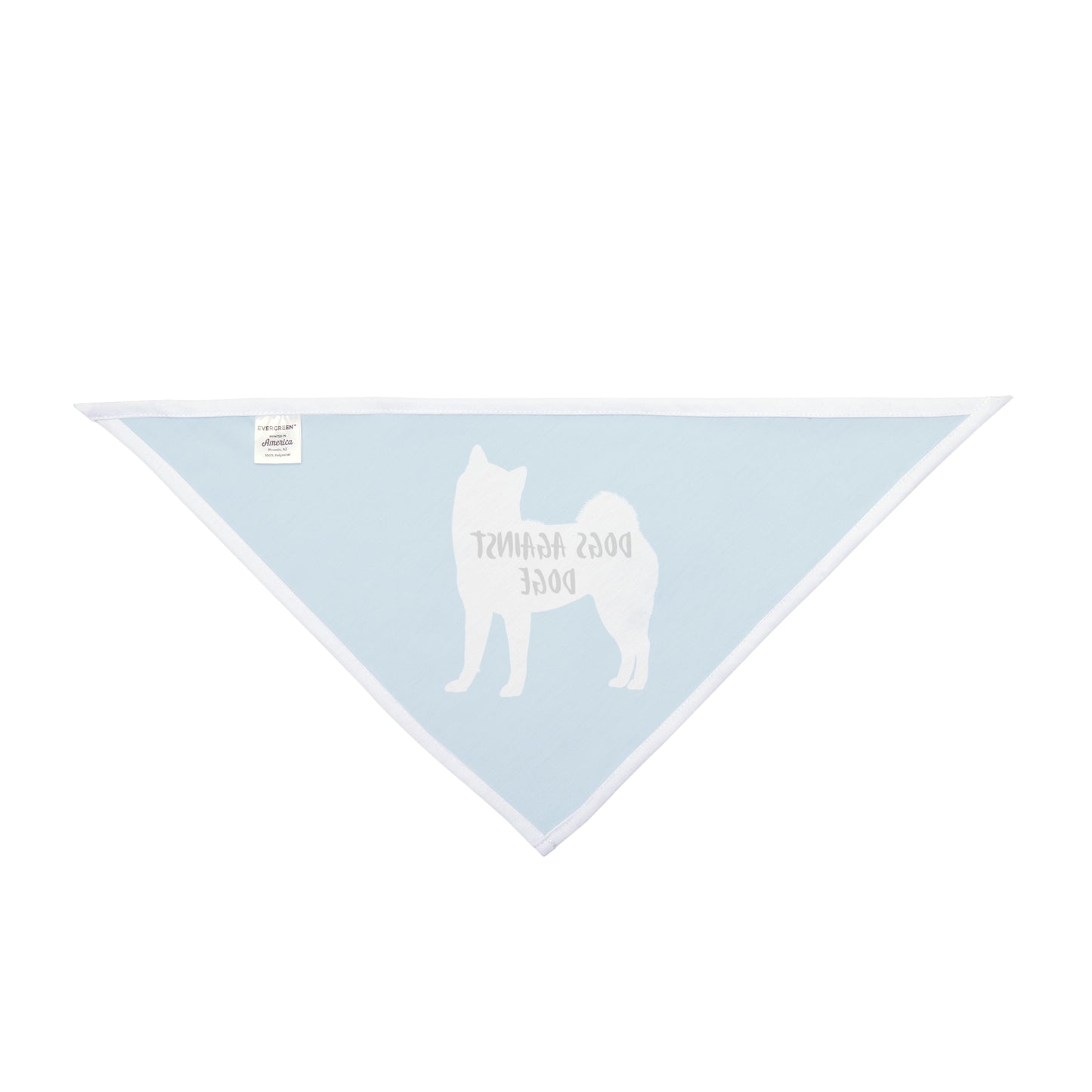 Turquoise Shiba Inu Dogs Against DOGE Pet Bandana