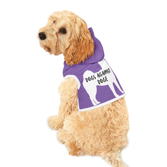 Lavender Dogs Against DOGE Shiba Inu Pet Hoodie