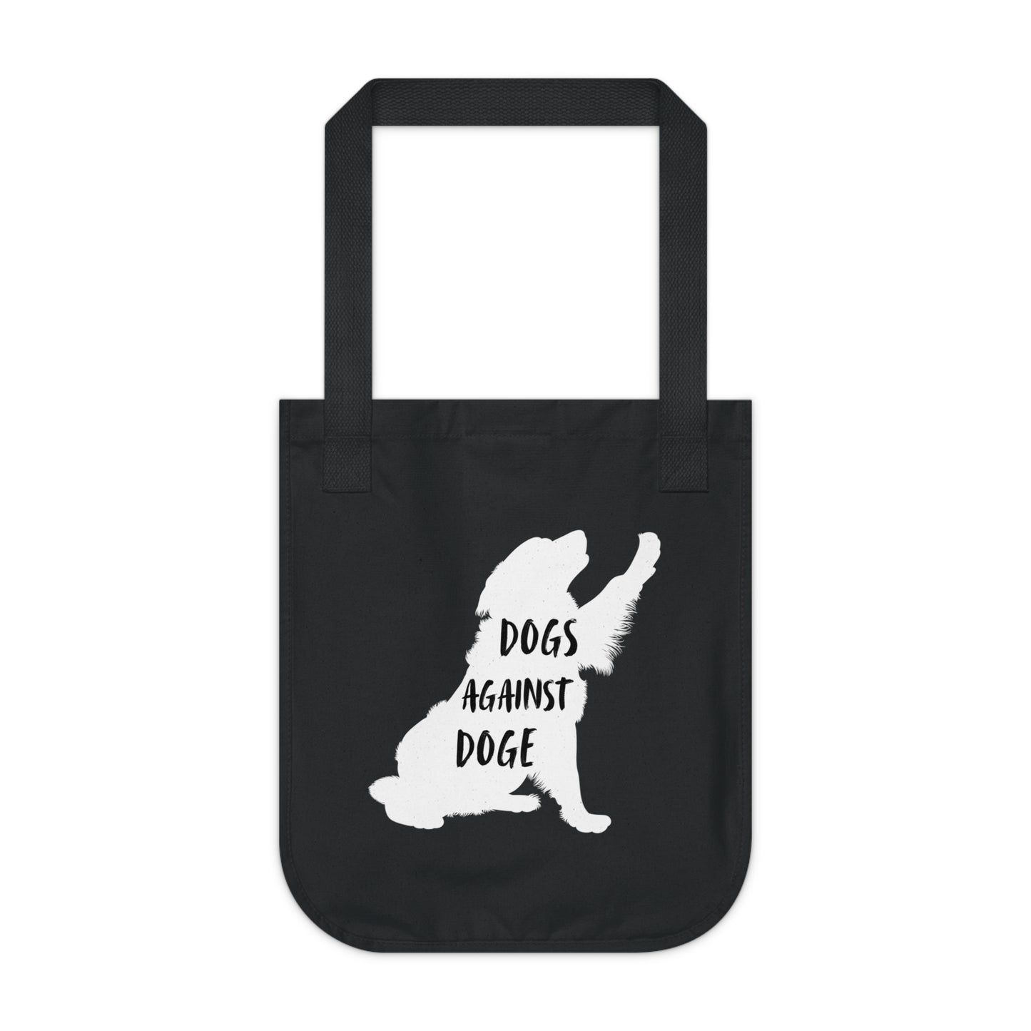 Dogs Against DOGE Organic Canvas Tote Bag