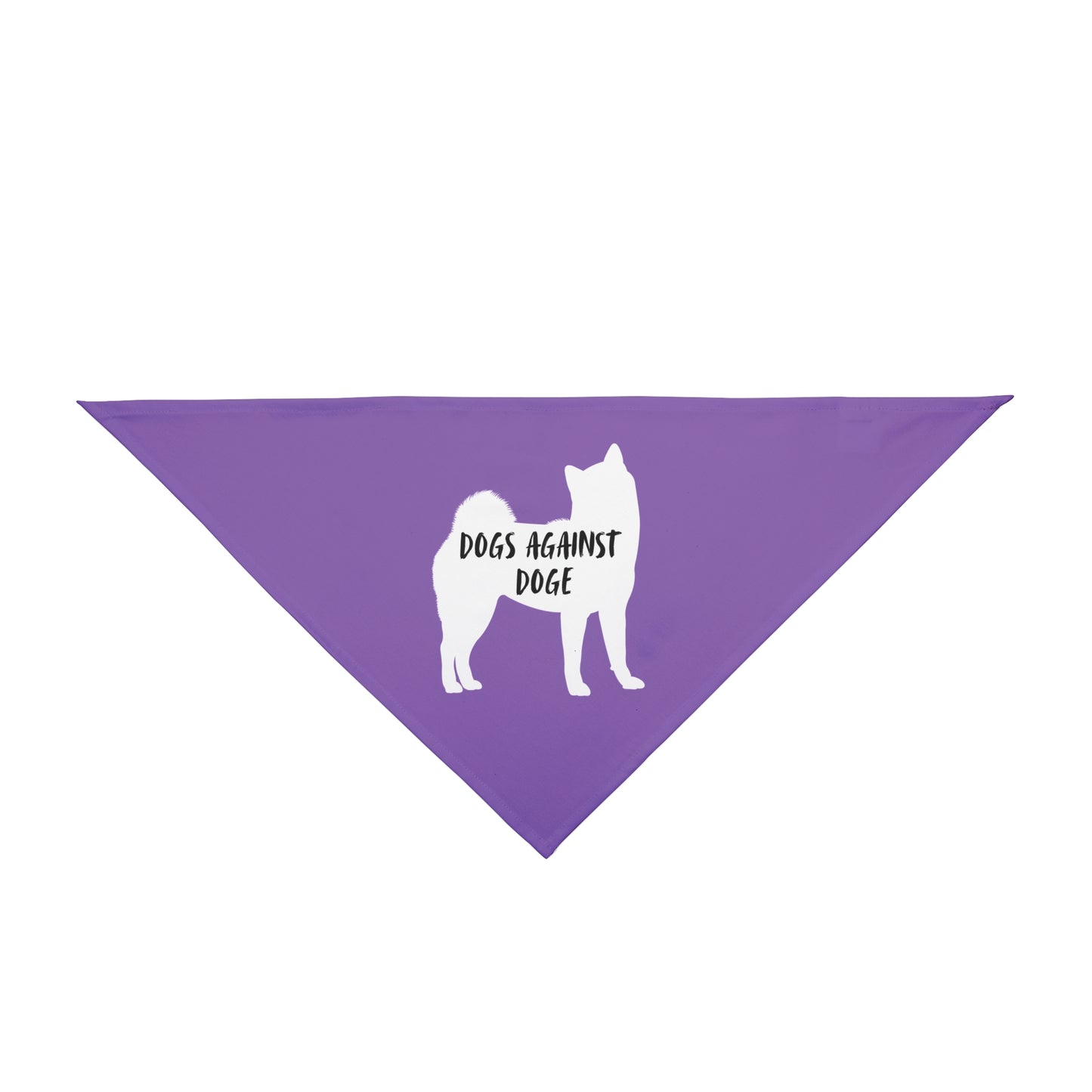 Lavender Shiba Inu Dogs Against DOGE Pet Bandana