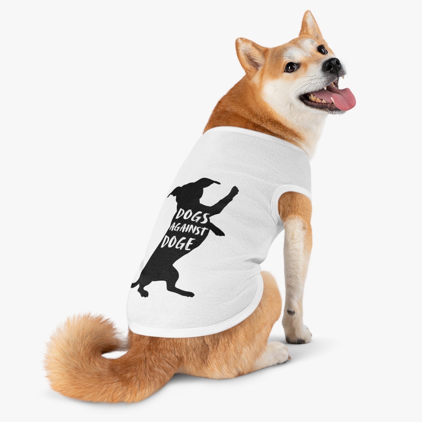 Wiener Dogs Against DOGE Pet Tank Top