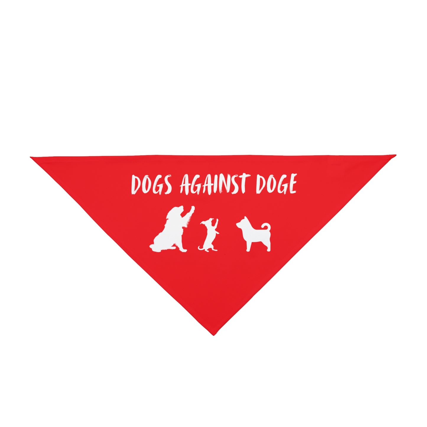 Red Dogs Against DOGE "Stop the DOGE" Pet Bandana