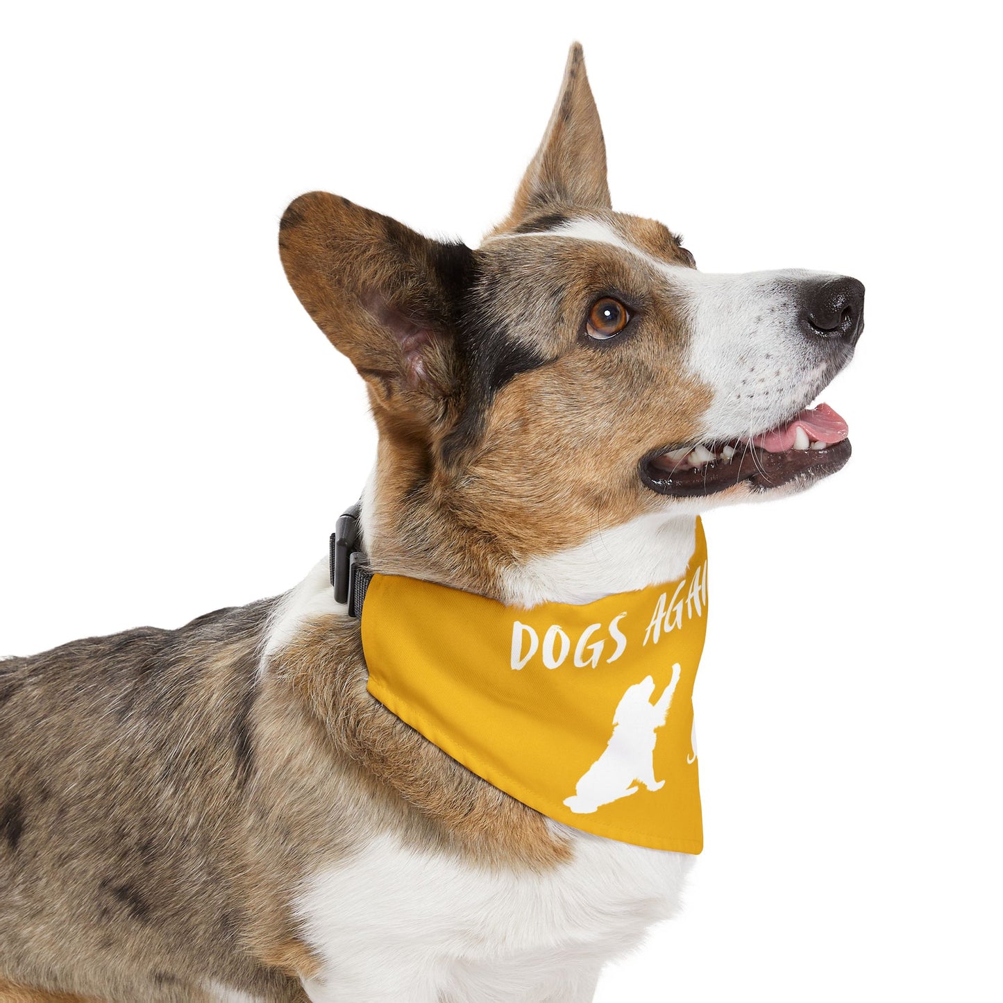 Yellow Dogs Against DOGE "Stop the DOGE" Pet Bandana Collar