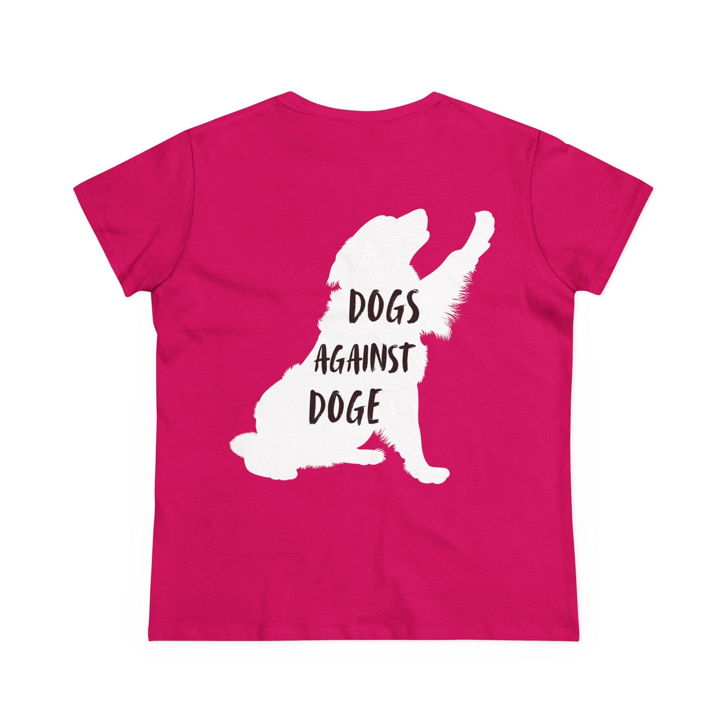 Color Edition: Women's Dogs Against DOGE Cotton Tee