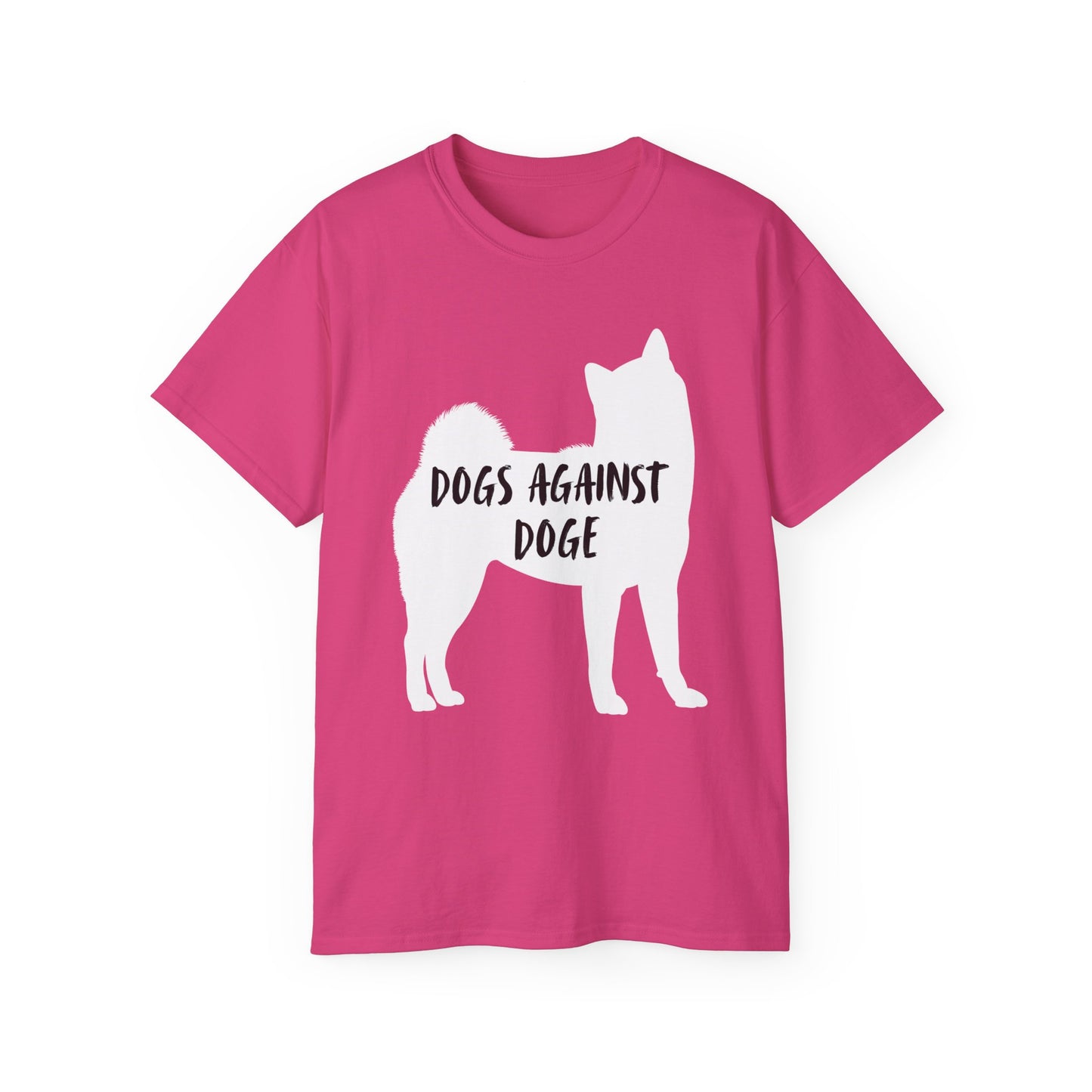 Color Edition: Unisex Shiba Inu Dogs Against DOGE Ultra Cotton Tee