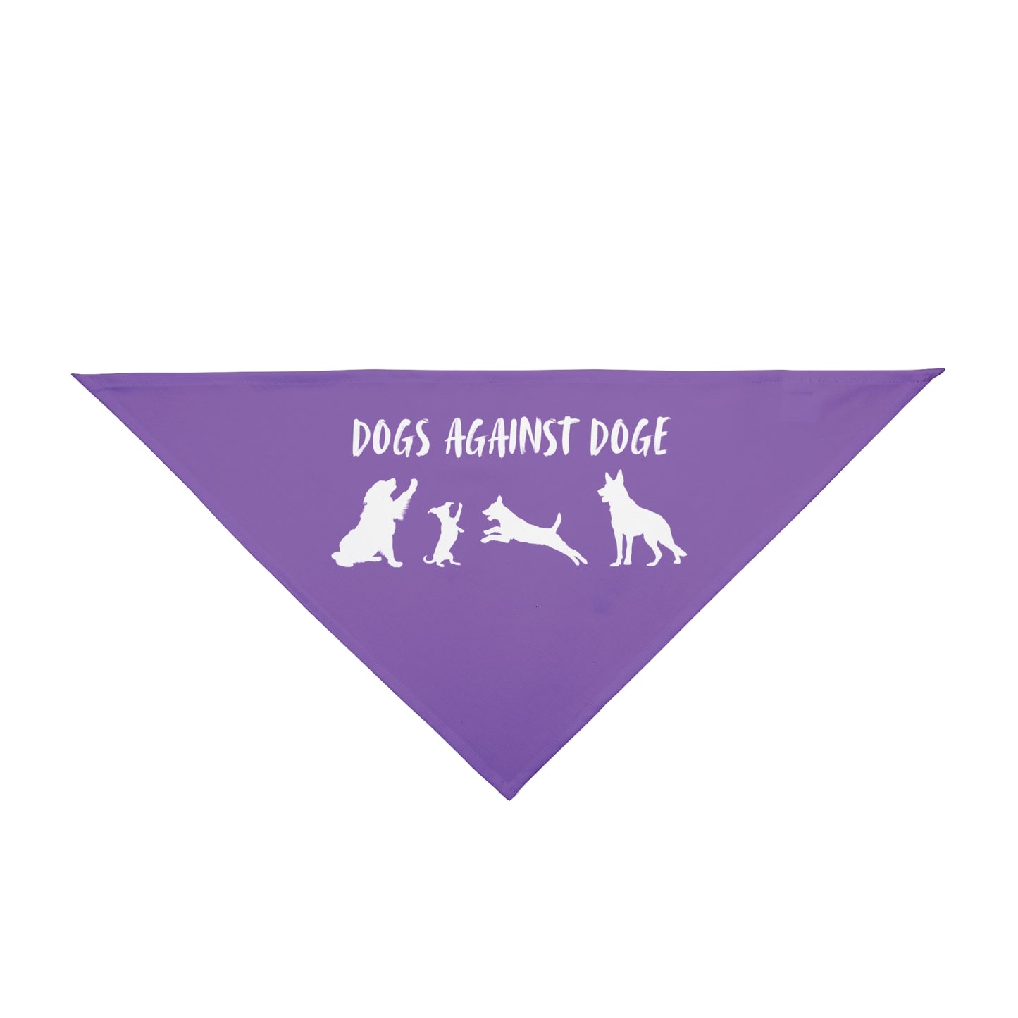 Lavender Protesting Pups Dogs Against DOGE Pet Bandana