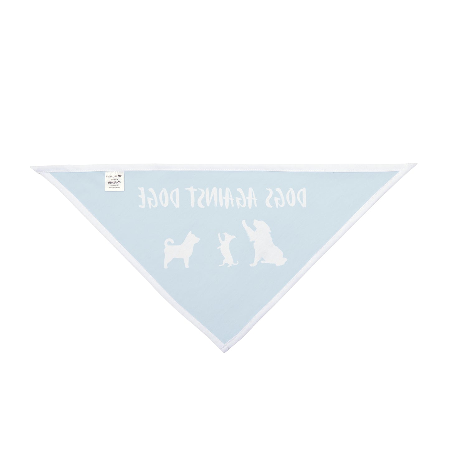 Turquoise Dogs Against DOGE "Stop the DOGE" Pet Bandana