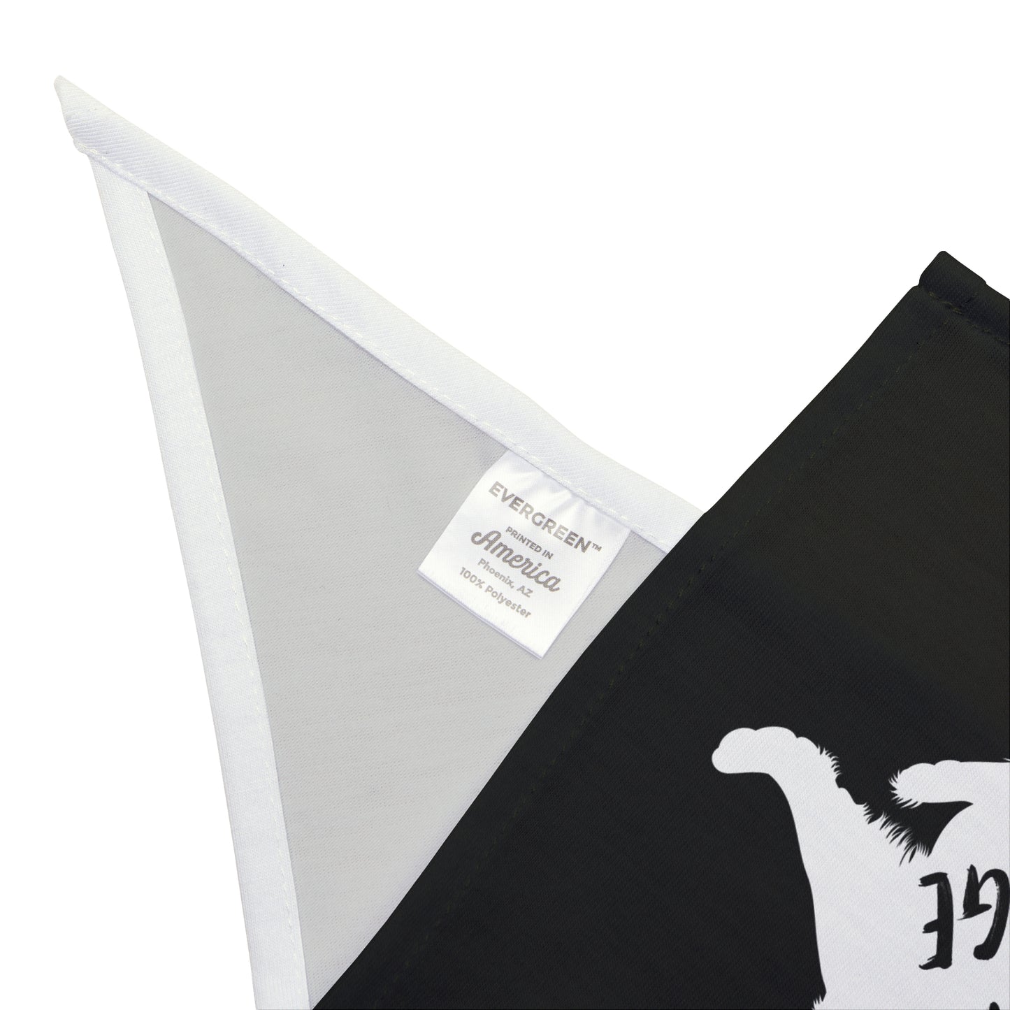 Black Raised Paw Dogs Against DOGE Pet Bandana