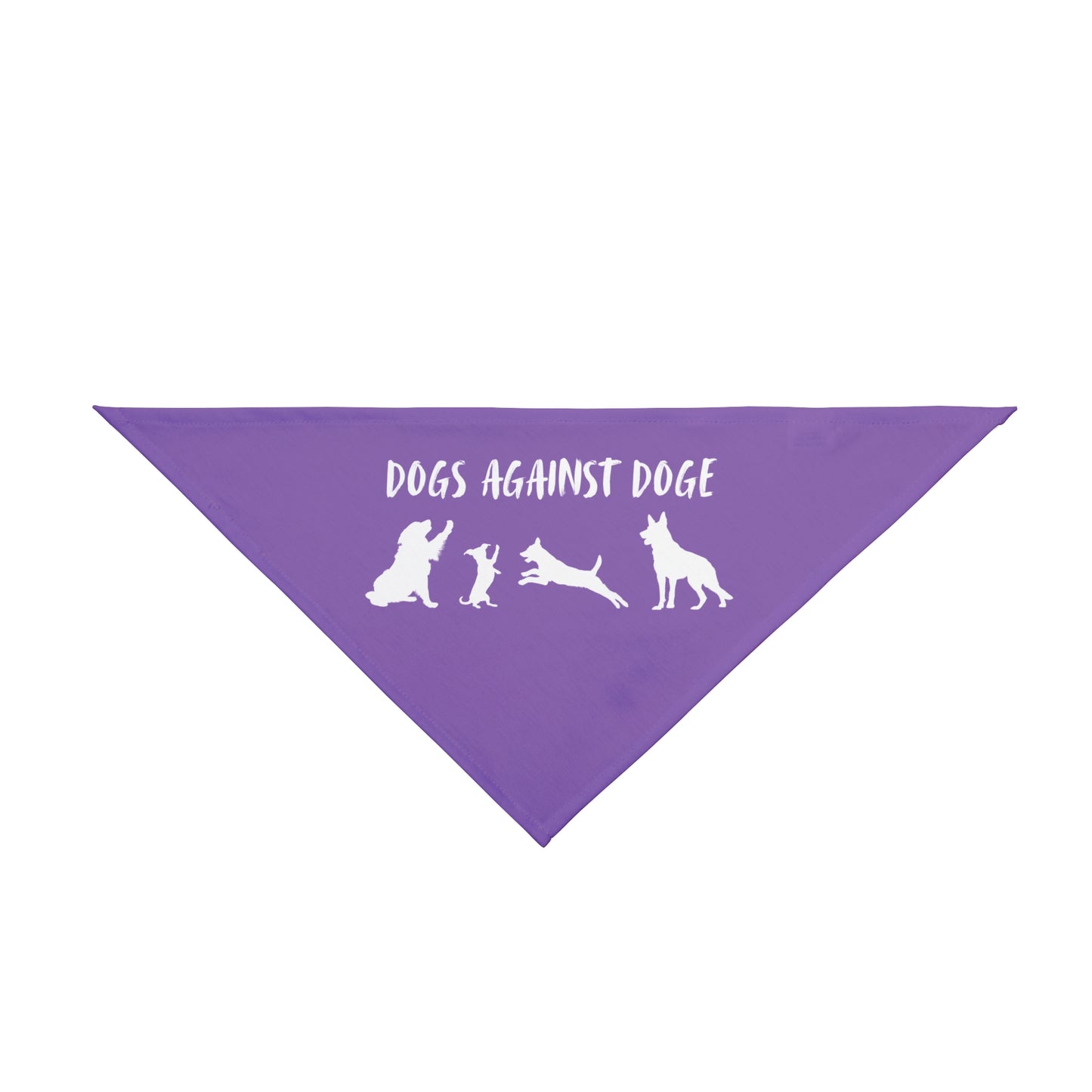 Lavender Protesting Pups Dogs Against DOGE Pet Bandana